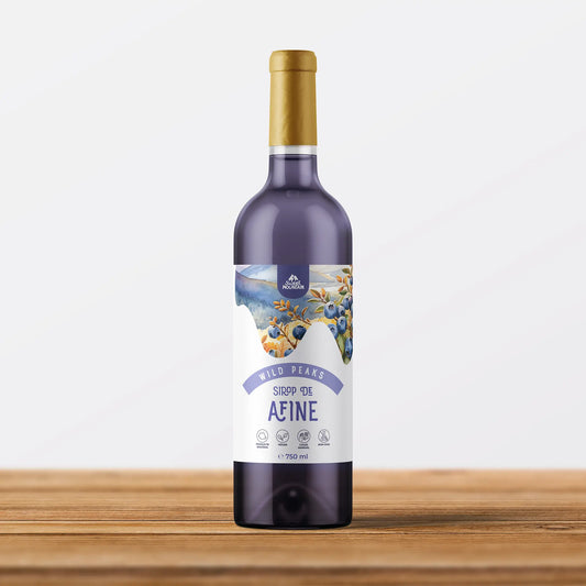 Sirop de afine 100% natural traditional din gama Wild Peaks