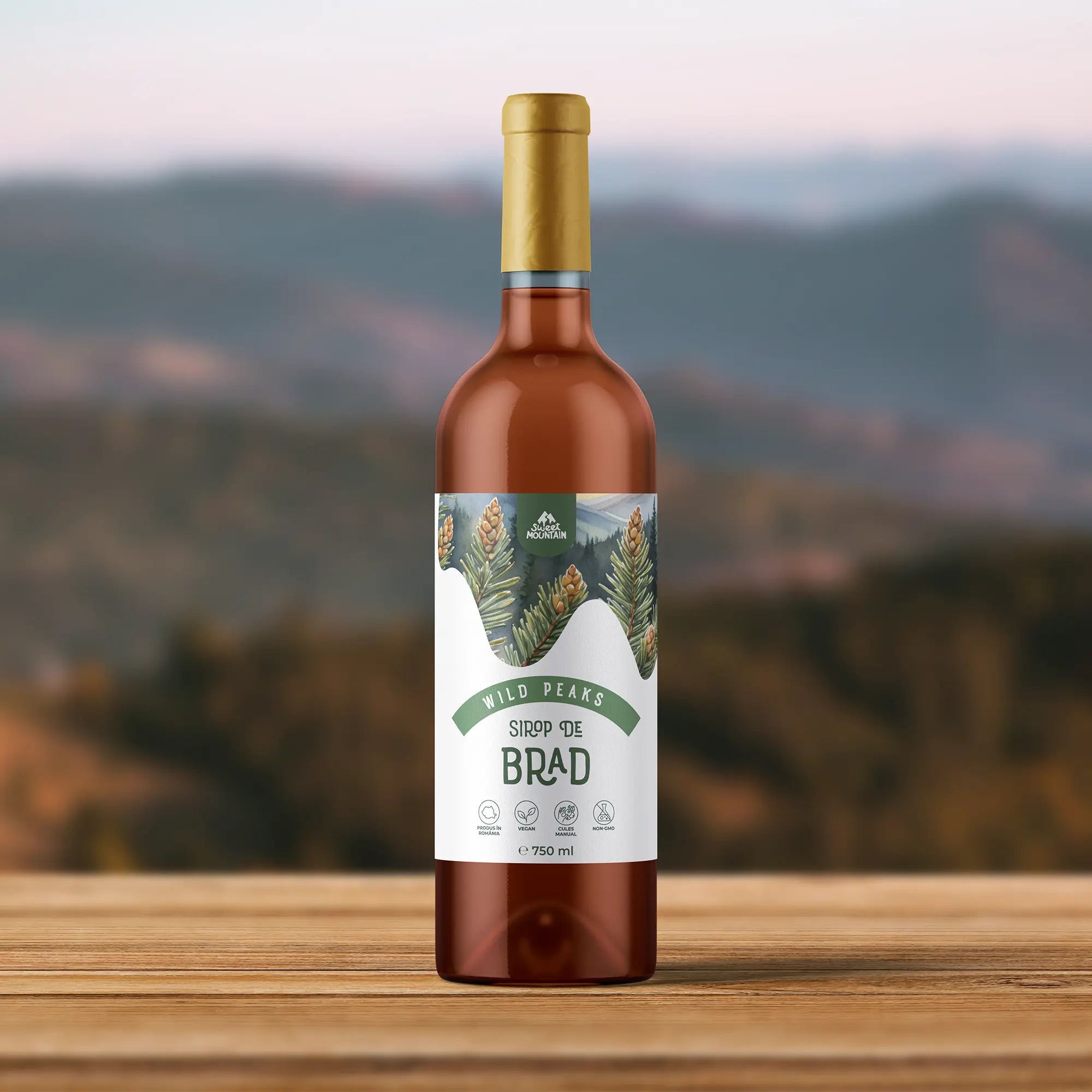 Sirop de Brad 100% natural traditional din gama Wild Peaks