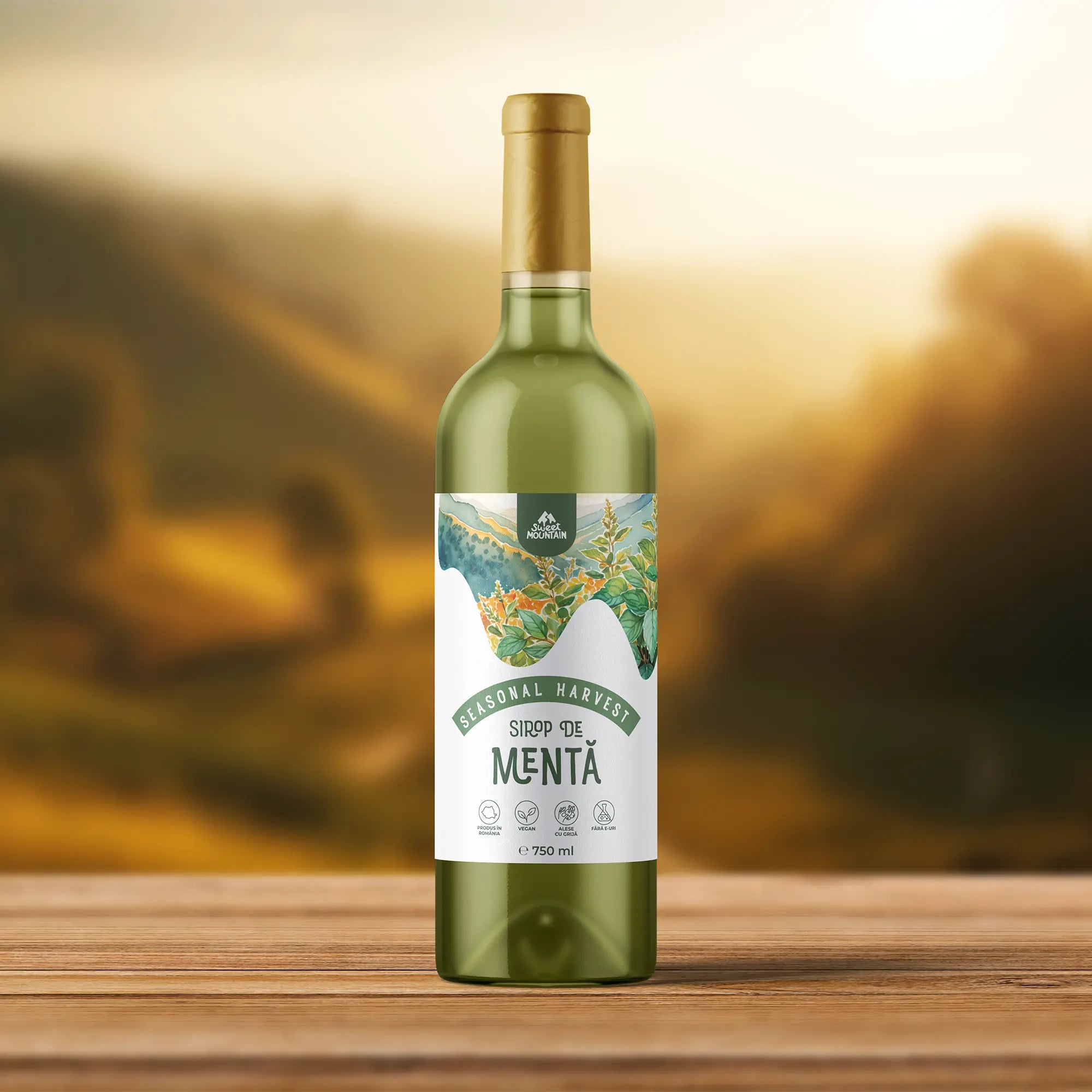 Sirop de Mentă 100% natural din gama Seasonal Harvest