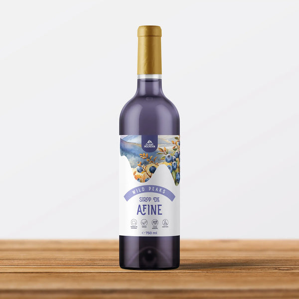Sirop de afine 100% natural traditional din gama Wild Peaks