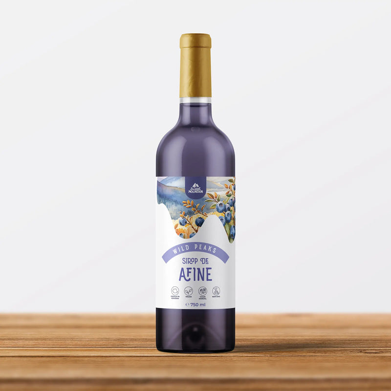 Sirop de afine 100% natural traditional din gama Wild Peaks